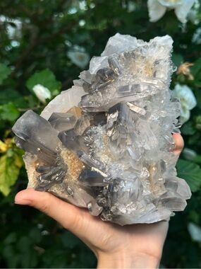 Arkansas Grey Lithium Quartz Cluster 🫧🩶🫧 ALQ3